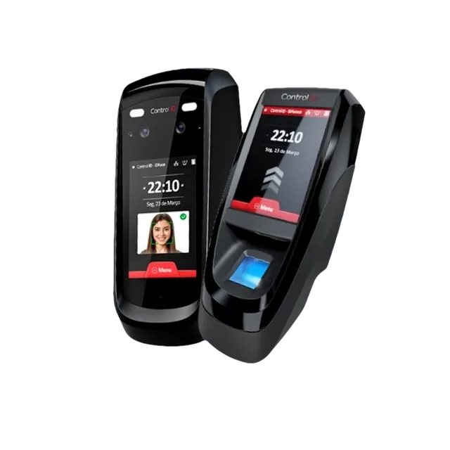 Leitor biométrico e facial de controle de acesso